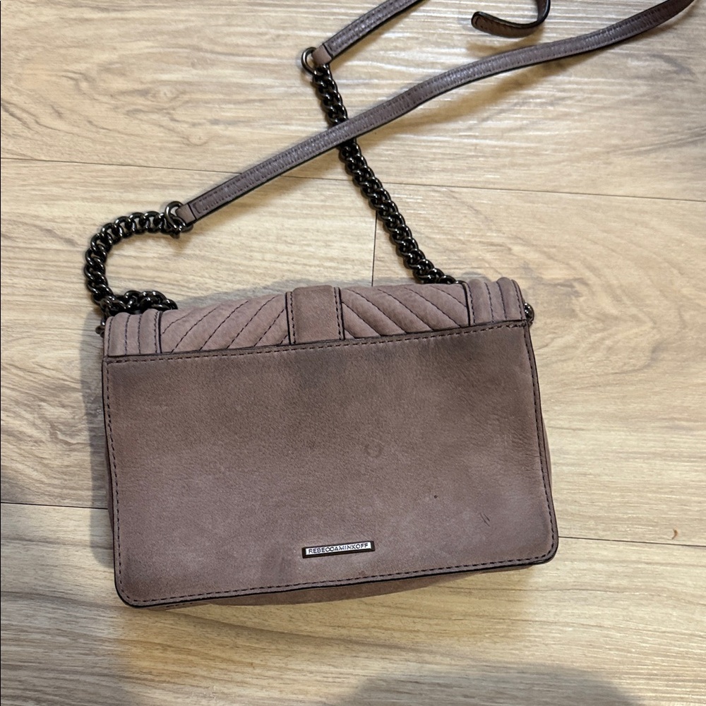 Rebecca minkoff lilac suede crossbody bag - Picture 2 of 6